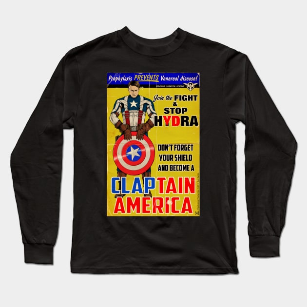 Captain america long sleeve t shirt discount